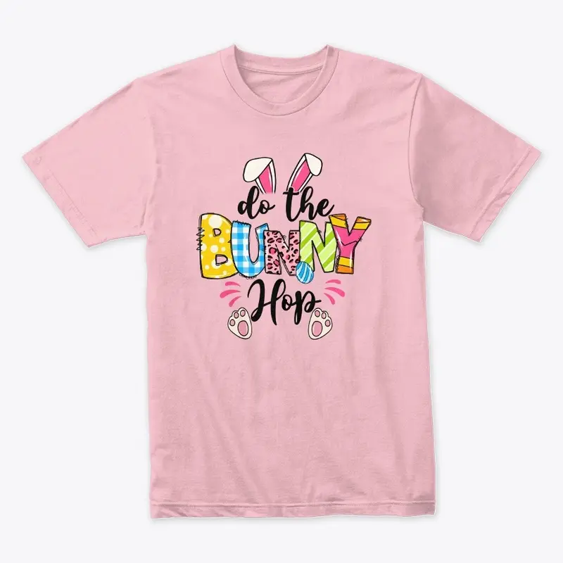 Bunny hop easter shirt